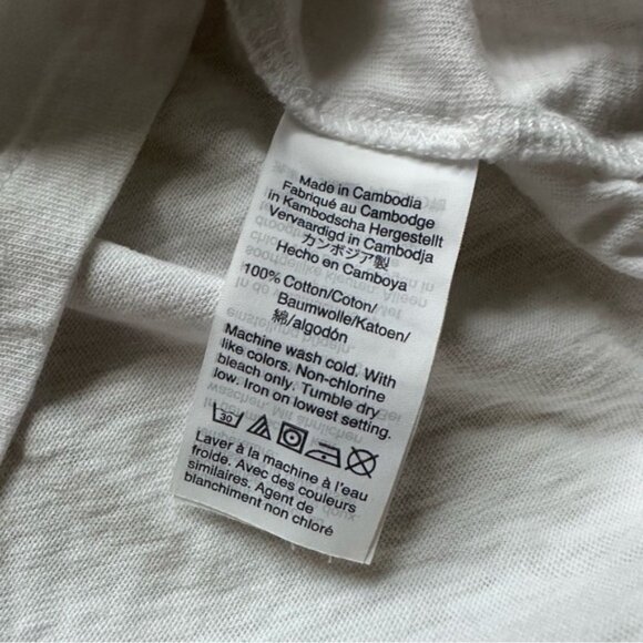 J. Crew | White Three French Hens Collector Tee Shirt | Size Extra Extra Small - Picture 8 of 11